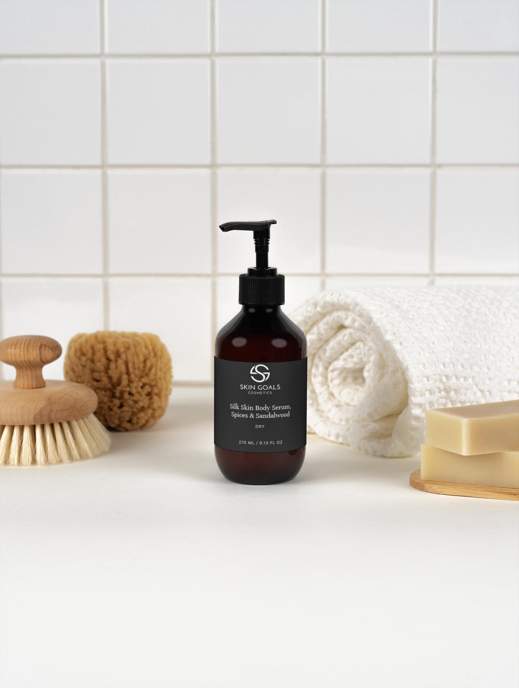 Silk Skin Body Serum, Spices & Sandalwood