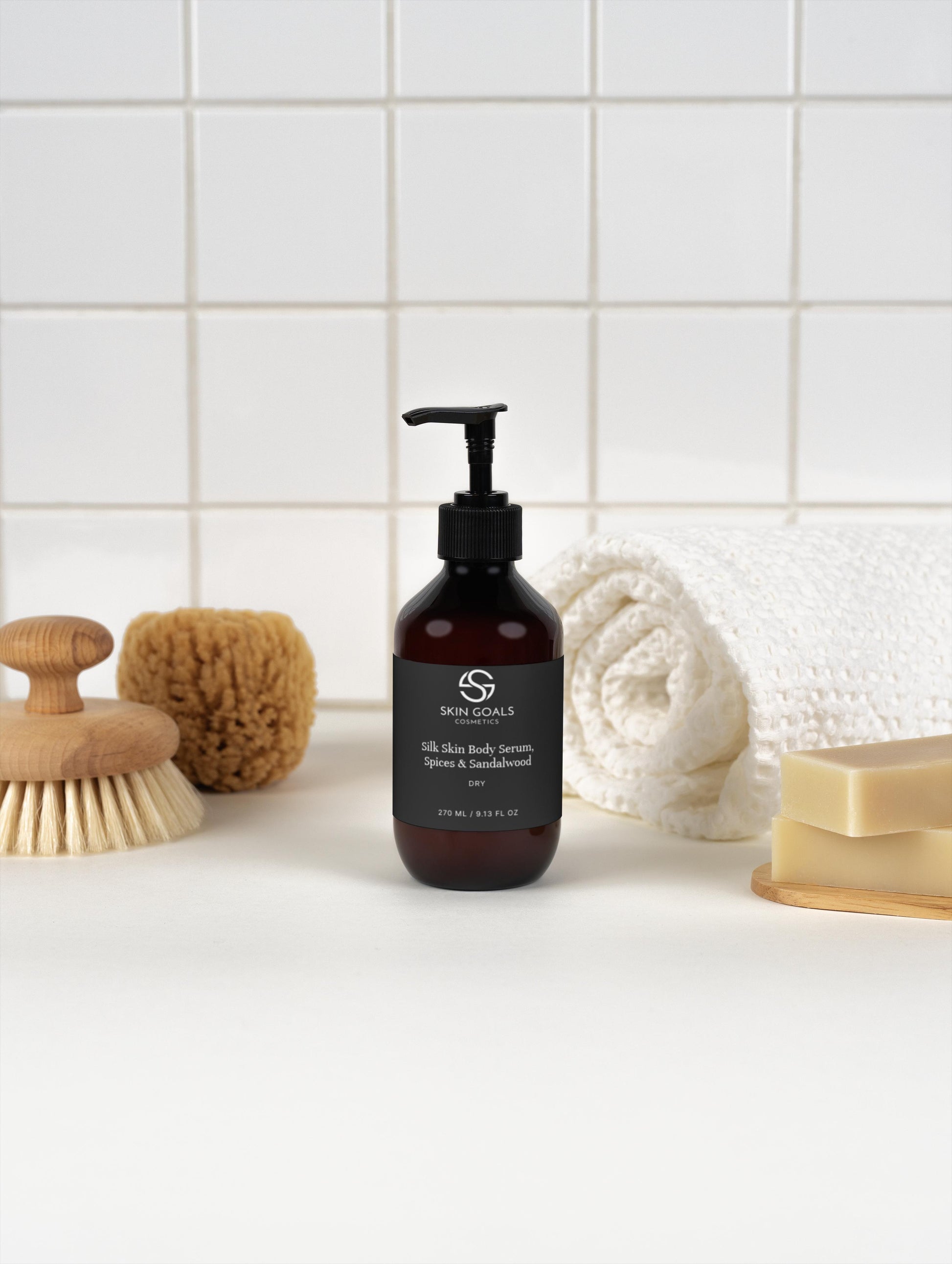 Silk Skin Body Serum, Spices & Sandalwood