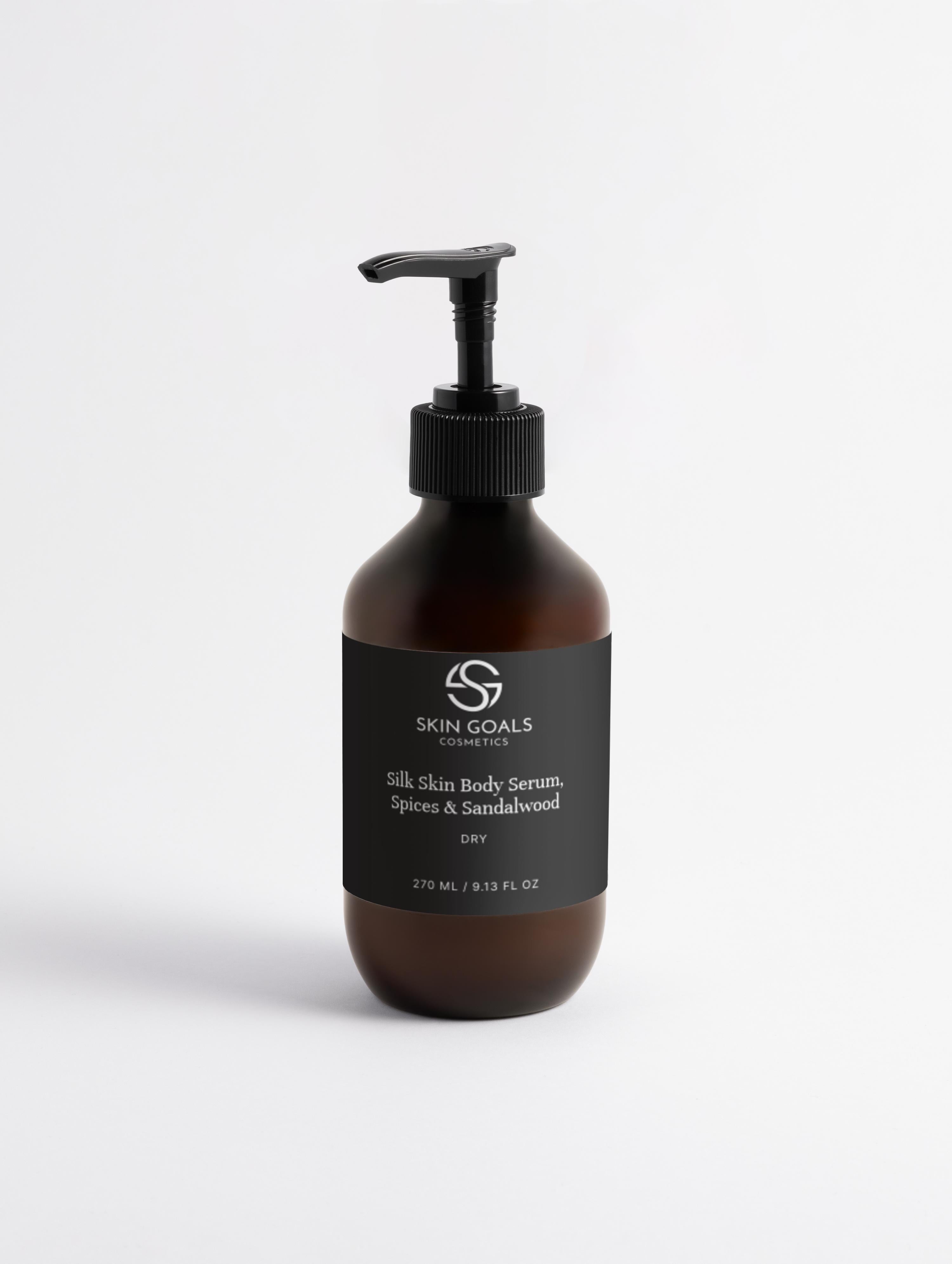 Silk Skin Body Serum, Spices & Sandalwood – Skin Goals Cosmetics