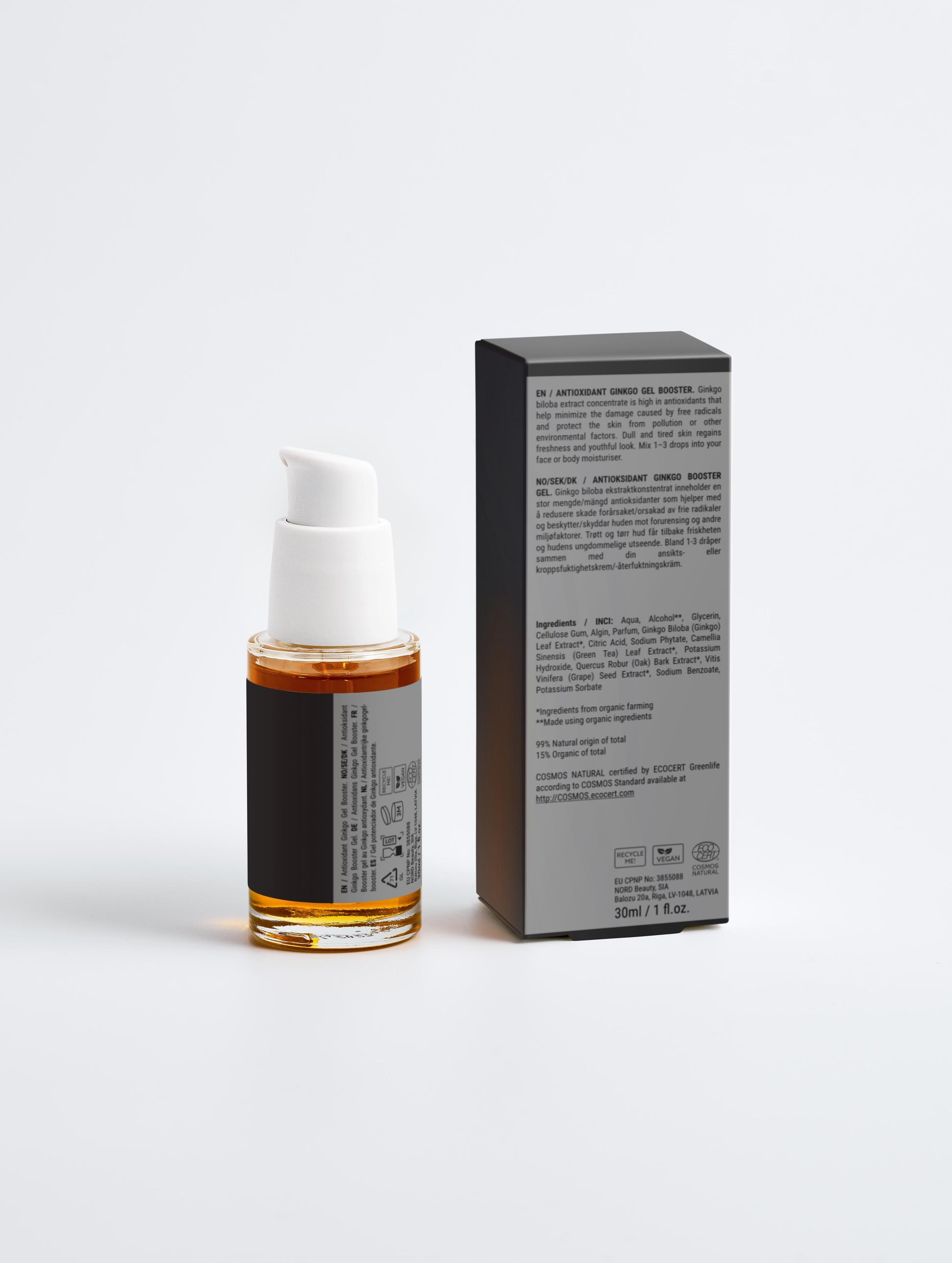 Antioxidant Ginkgo Gel Booster